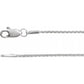 Sterling Silver 1 mm Wheat Chain