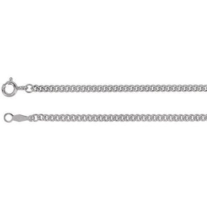 Sterling Silver 2.25 mm Solid Curb Link Chain