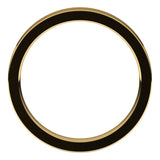 10K Yellow Gold Flat Comfort Fit Wedding Band, 3 mm Wide