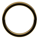 10K Yellow Gold Flat Comfort Fit Wedding Band, 5 mm Wide