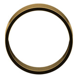 18K Yellow Gold Flat Ultra-Light Wedding Band, 8 mm Wide