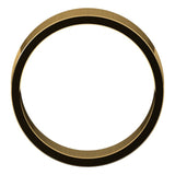 10K Yellow Gold Flat Wedding Band, 7 mm Wide